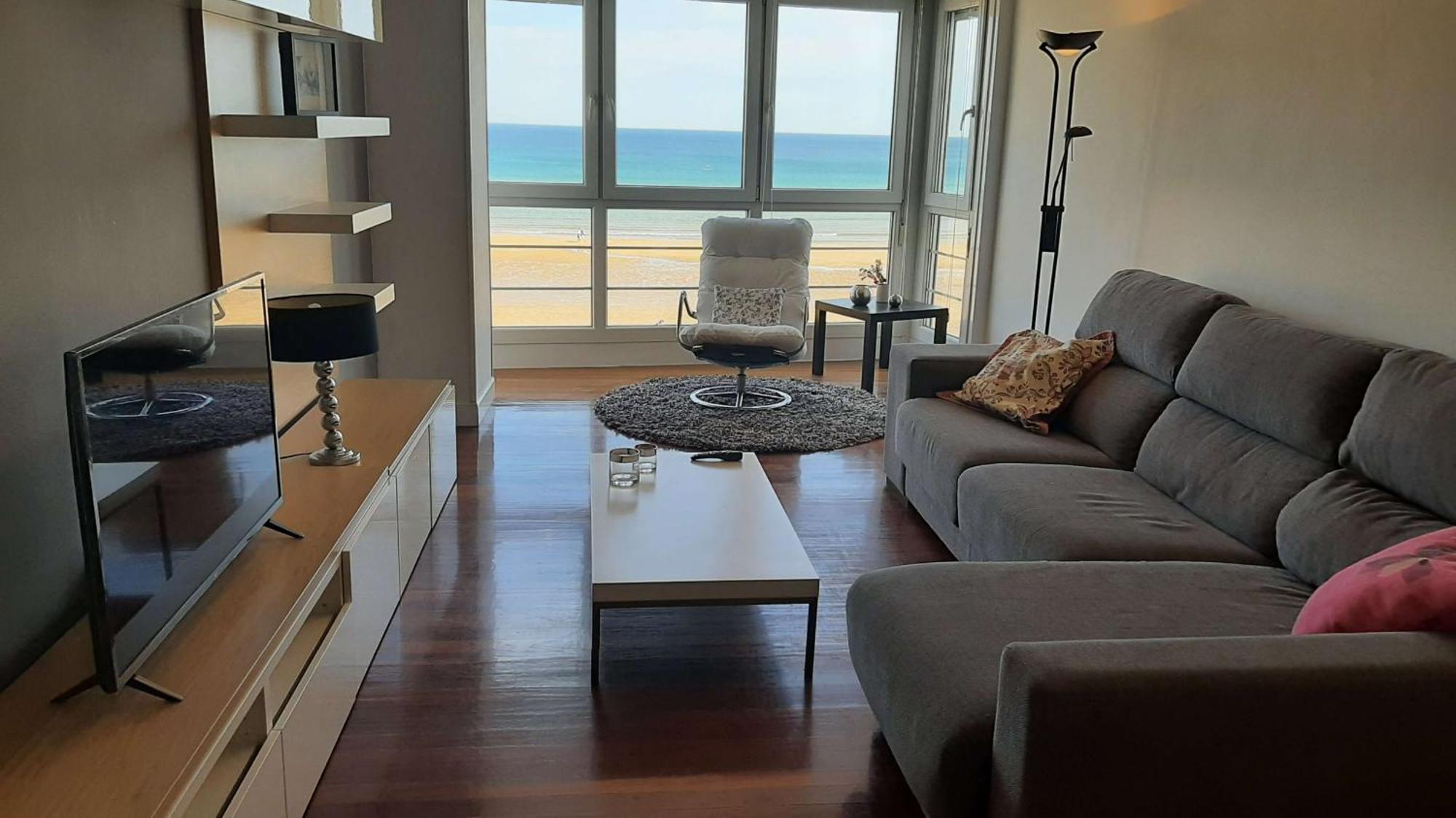 Апартаменты Egona - Baneru 3 Vivienda En 1 Linea De Playa Centro Ciudad Зараутц Экстерьер фото